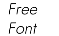 Renner it Light Italic Renner it Light Italic