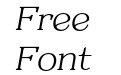 Resgak Extra Light Italic Resgak Extra Light Italic