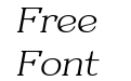 Resgak Extra Light Italic Resgak Extra Light Italic