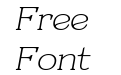 Resgak Thin Italic Resgak Thin Italic