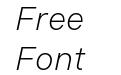 Resist Sans Text Thin Oblique Resist Sans Text Thin Oblique