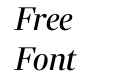 Richmond Display Regular Italic Richmond Display Regular Italic