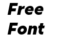 Rig Sans Black Italic Rig Sans Black Italic