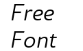Rival Sans Light italic Rival Sans Light italic