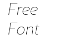 Rival Sans Thin italic Rival Sans Thin italic