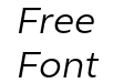 Riveta Light Italic Riveta Light Italic