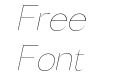 Rochas Thin Italic Rochas Thin Italic
