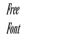Rocky Compressed Light Italic Rocky Compressed Light Italic