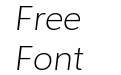 Muli Extra-Light Italic