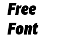 Ronnia Cond Heavy Italic Ronnia Cond Heavy Italic