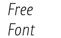 Ronnia Cond Thin Italic Ronnia Cond Thin Italic