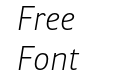 Ronnia Thin Italic Ronnia Thin Italic