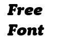 Rooney Black Italic Rooney Black Italic