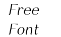 Rossanova Light Italic Rossanova Light Italic
