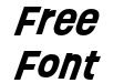 Ruddy Bold Italic Ruddy Bold Italic