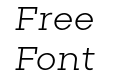 Rudi Light Italic Rudi Light Italic