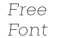 Rudi Thin Italic Rudi Thin Italic