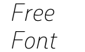 Rum Soft Sans Thin Italic Rum Soft Sans Thin Italic