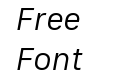 SF Compact Text Light Italic SF Compact Text Light Italic