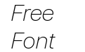 SF Pro Display Thin Italic SF Pro Display Thin Italic