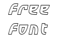 SF Retroesque Outline Oblique SF Retroesque Outline Oblique