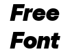 SFT Schrifted Sans TRIAL Black Italic SFT Schrifted Sans TRIAL Black Italic