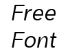 SK Selanik Extra Light Italic SK Selanik Extra Light Italic