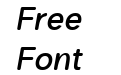 SK Selanik Rounded Medium Italic SK Selanik Rounded Medium Italic