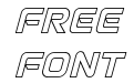SPEEDO Outline Italic SPEEDO Outline Italic