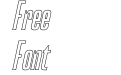 Sabegams Outline Italic Sabegams Outline Italic