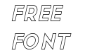 San Marino Outline Italic San Marino Outline Italic