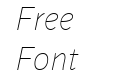 Sana Sans Alt Thin Italic Sana Sans Alt Thin Italic