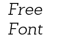 Sanchez Slab Light Italic Sanchez Slab Light Italic