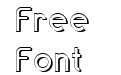 Sans One Regular Shadow Line Sans One Regular Shadow Line