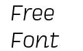 Scarlet Semi Light Italic Scarlet Semi Light Italic
