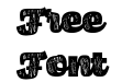 Scarlet Wood Script Black Scarlet Wood Script Black