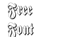 Schmalfette Fraktur Schattiert Schmalfette Fraktur Schattiert