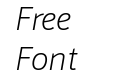 Schnebel Sans Pro Thin Italic Schnebel Sans Pro Thin Italic