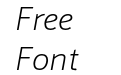 Schnebel SansME Thin Italic Schnebel SansME Thin Italic