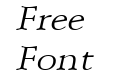 Schroeder Wide Italic Schroeder Wide Italic