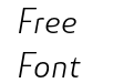 Senlot Sans Ext Thin Italic Senlot Sans Ext Thin Italic