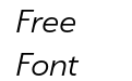 Serenity Light Italic Serenity Light Italic