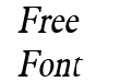 Nadine Condensed Italic