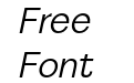 Serotiva Italic Serotiva Italic