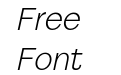 Serotiva Light Italic