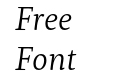 Servus Slab Light Italic Servus Slab Light Italic