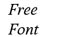 Sibre Italic Sibre Italic