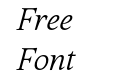 Sibre Light Italic Sibre Light Italic