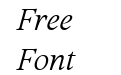 Sibre Light Italic Sibre Light Italic