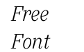 Silva Display Trial Extralight Italic Silva Display Trial Extralight Italic